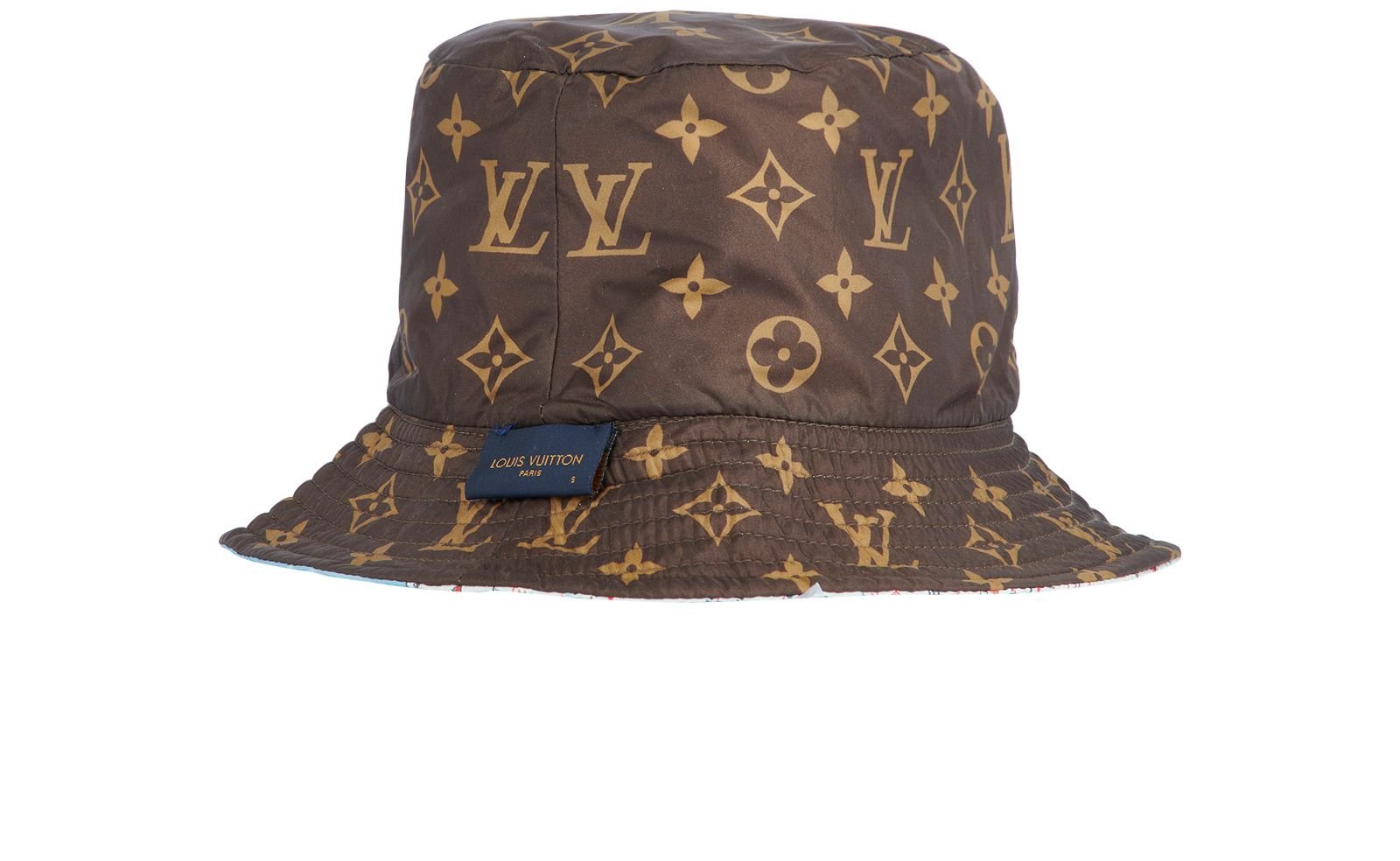 Louis Vuitton Map Bucket Hat Small Leather Goods Designer Exchange Buy Sell Exchange